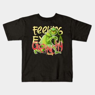 Feeling Extra Grinchy Today Kids T-Shirt